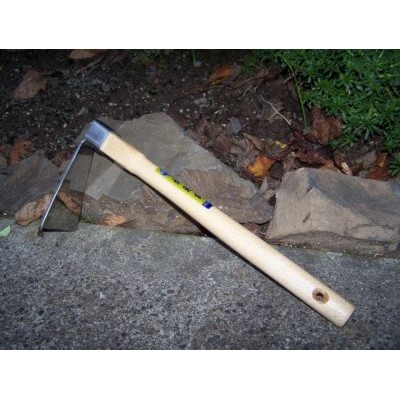 Zenport Stainless Steel Hoe with 6" x 3" Blade Head and 15" Ash Handle   